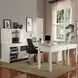 Boca Cottage White 57" Writing Desk