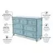 Riviera Bleu 7 Drawer Dresser