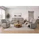 Traxton Jasper Taupe 79" Zero Gravity Triple Power Reclining Loveseat with Tilt Console and USB Charging