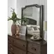 Canehurst Spiced Rum 9 Drawer Dresser with Arched Mirror