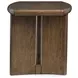 Phoebe Sienna Brown Rectangular End Table