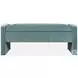 Braun Blue Upholstered Storage Bench