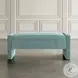 Braun Blue Upholstered Storage Bench