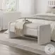 Braun Gray Upholstered Storage Bench