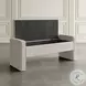 Braun Gray Upholstered Storage Bench
