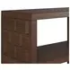 Verge Handcrafted Walnut Rectangular Console Table