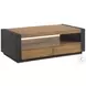Stephen Light Oak And Black Coffee Table