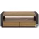 Stephen Light Oak And Black Coffee Table
