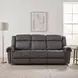 Brennen Charcoal Power Double Reclining 89" Sofa
