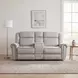 Brennen Mist Double 76" Power Reclining Loveseat with Center Console