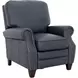 Briarwood Santa Fe Ocean Leather Push Thru The Arms Recliner with Nailhead Trim