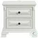 Sumner Antique White 2 Drawer Nightstand