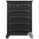 Sumner Distressed Black 6 Drawer Chest