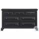 Sumner Distressed Black 7 Drawer Dresser