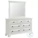 Sumner Antique White 7 Drawer Dresser And Mirror