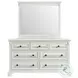 Sumner Antique White 7 Drawer Dresser And Mirror