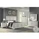 Sumner Antique White King Panel Bed