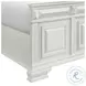 Sumner Antique White King Panel Bed