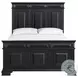 Sumner Distressed Black Panel Bedroom Set