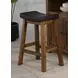 Brigantine Distressed Walnut Extendable Rectangular Counter Height Kitchen Island Set