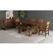 Perth Brown 78" Rectangular Dining Table