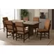 Perth Brown Upholstered Dining Side Chair Set of 2