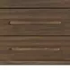 Perth Brown 5 Drawer Chest with LED