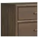 Perth Brown 5 Drawer Chest with LED