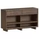 Perth Brown Occasional Table Set with 4 Drawers