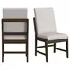 Perth Beige Upholstered Dining Side Chair Set of 2
