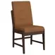 Perth Brown Upholstered Dining Side Chair Set of 2