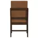 Perth Brown Upholstered Dining Side Chair Set of 2
