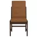Perth Brown Upholstered Dining Side Chair Set of 2