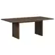 Perth Brown 78" Rectangular Dining Table