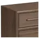 Perth Brown 7 Drawer Dresser and Rectangular Mirror with LED