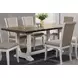 Briton Lake Rustic and White Wash 72" Rectangular Dining Table