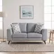 Broadway Blue Gray 64" Loveseat