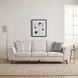 Broadway Off White 87" Sofa
