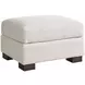 Brooklyn Monique Linen Performance Fabric Rectangular Ottoman