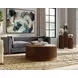 Tulane Brown Round Occassional Table Set