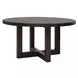 Driftwood Burnt Timber Round Dining Room Set