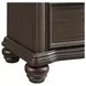 Rosalinda Mahogany 7 Drawer Dresser and Arched Mirror
