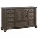 Rosalinda Mahogany 7 Drawer Dresser