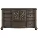 Rosalinda Mahogany 7 Drawer Dresser