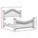 Rosalinda Mahogany King Panel Bed