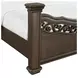 Rosalinda Mahogany King Panel Bed