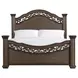 Rosalinda Mahogany King Panel Bed