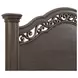 Rosalinda Mahogany King Panel Bed
