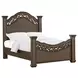 Rosalinda Mahogany Queen Panel Bed