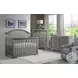 Foundry Brushed Pewter 2 Drawer Nightstand